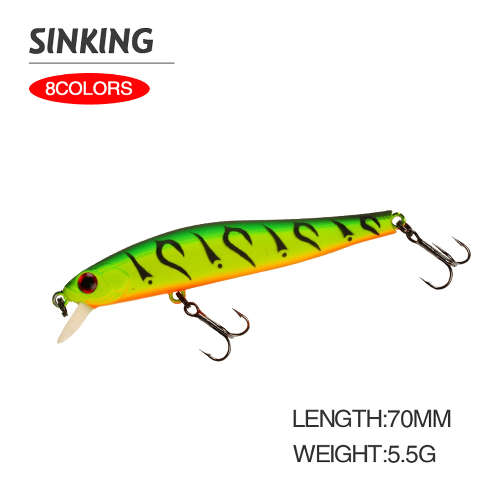 Fishing Lure Jerkbait - Señuelo de pesca Minnow Wobbler hundimiento,
