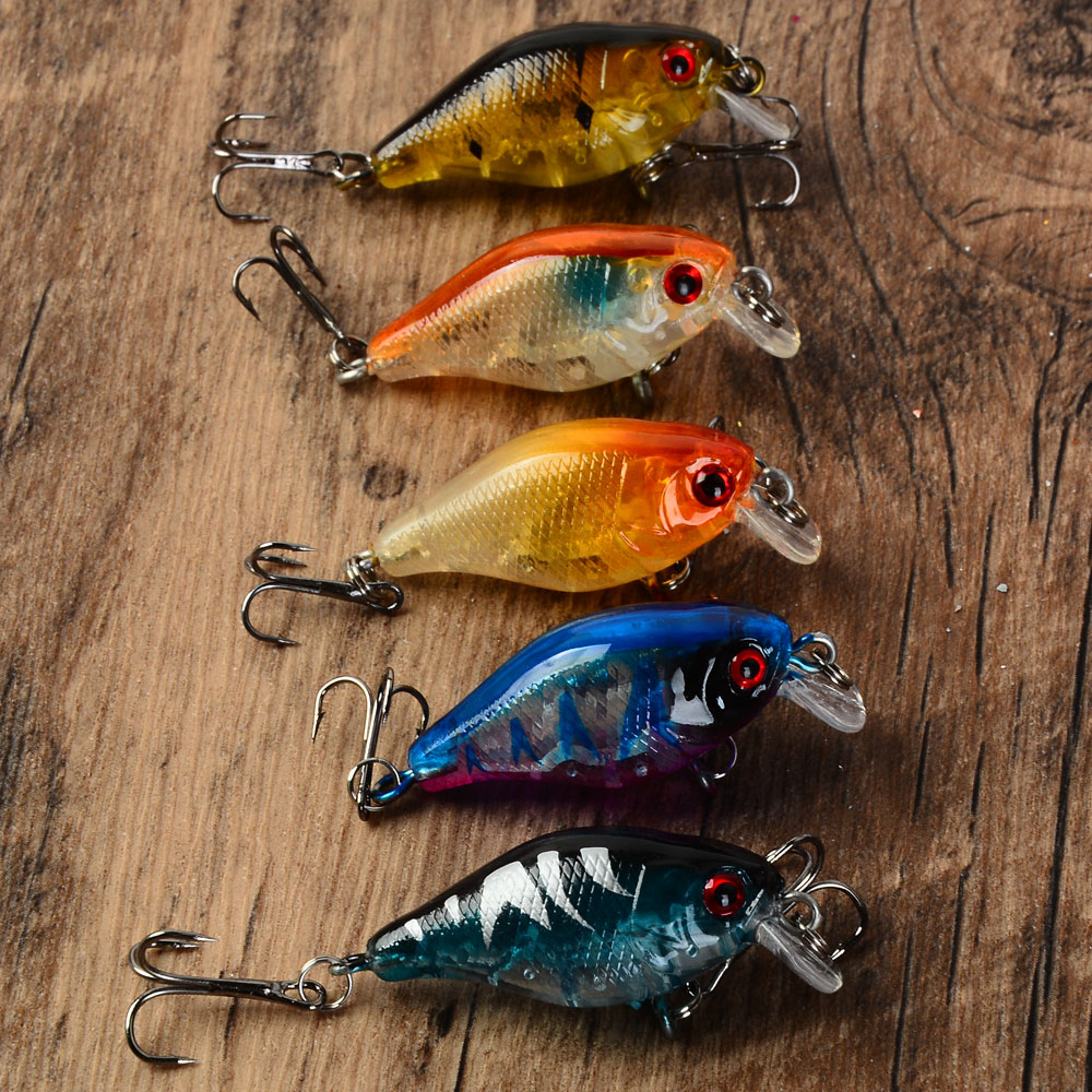 Fishing Lure Jerkbait - 5 uds Crankbaits flotantes cebo señuelo