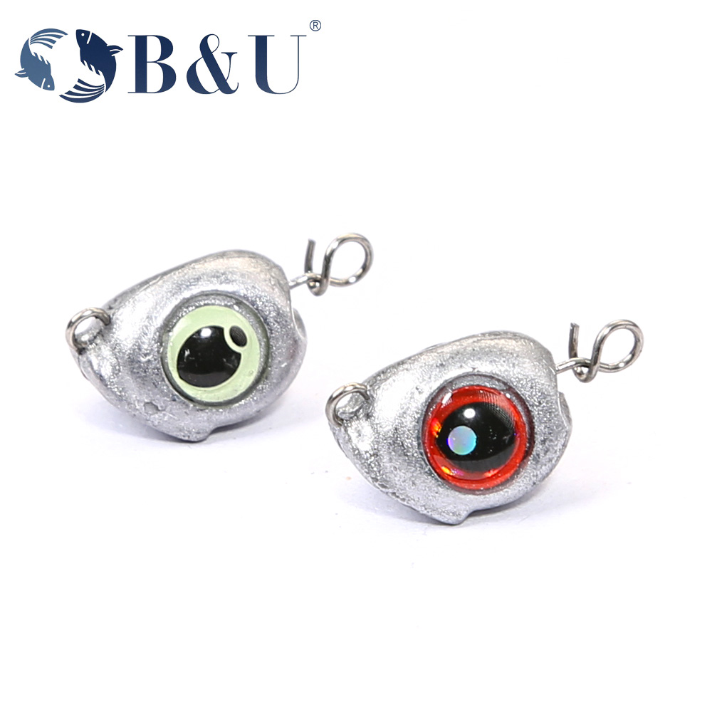 Fishing Lure Spinnerbait - B&U Swing Jig Head Cheburashka Sinker,