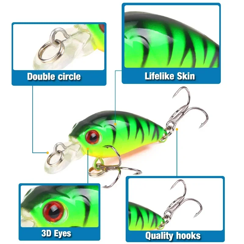 4,5 cm 4g 1 Uds Mini Minnow se - Fishing Lure Topwater reseña y precio