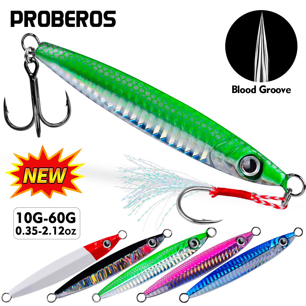 Proberos 1 pieza Jig de metal  - Fishing Lure Spoon reseña y precio