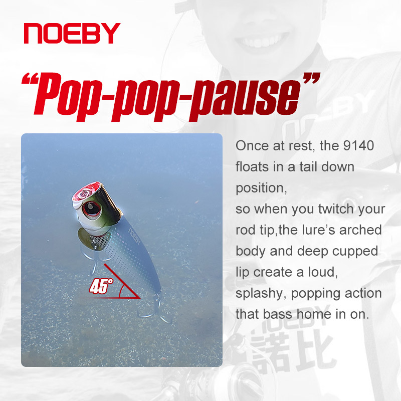 Noeby-señuelo de pesca Popper, - Fishing Lure Buzzbait reseña y precio