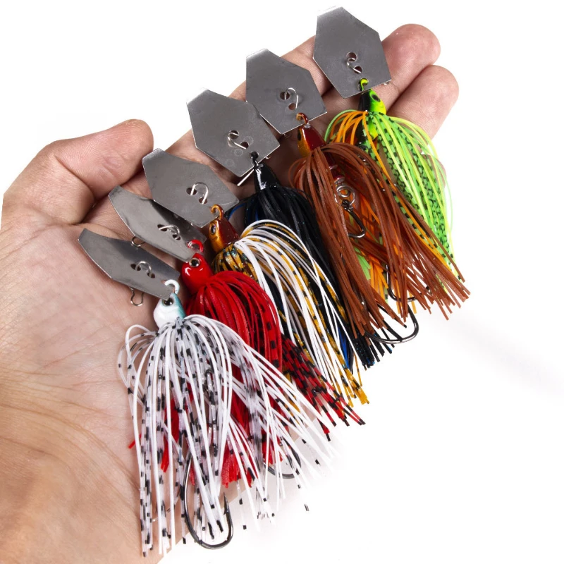 6 unids/set Chatterbait Señuel - Fishing Lure Spinnerbait reseña y precio