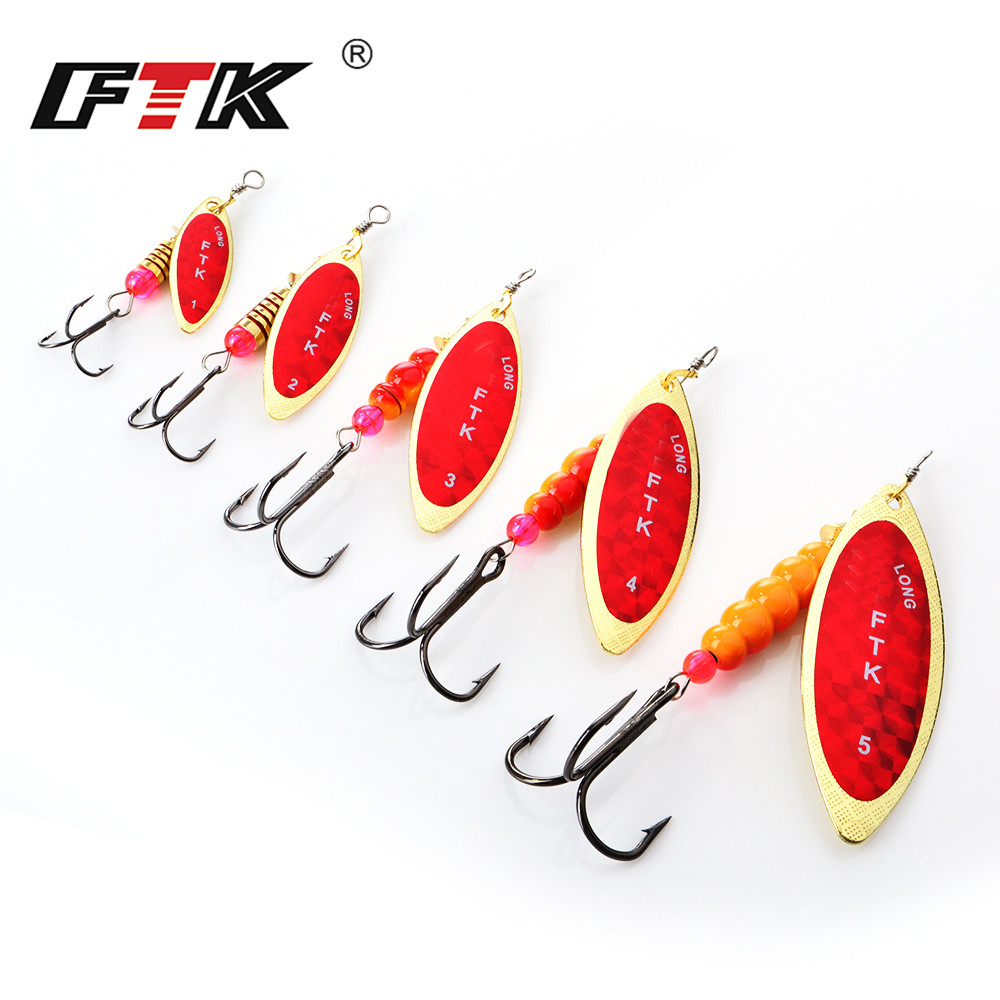 FTK-cebo giratorio de 4G/7G/12 - Fishing Lure Spoon reseña y precio