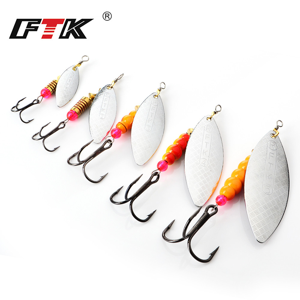 FTK-cebo giratorio de 4G/7G/12 - Fishing Lure Spoon reseña y precio