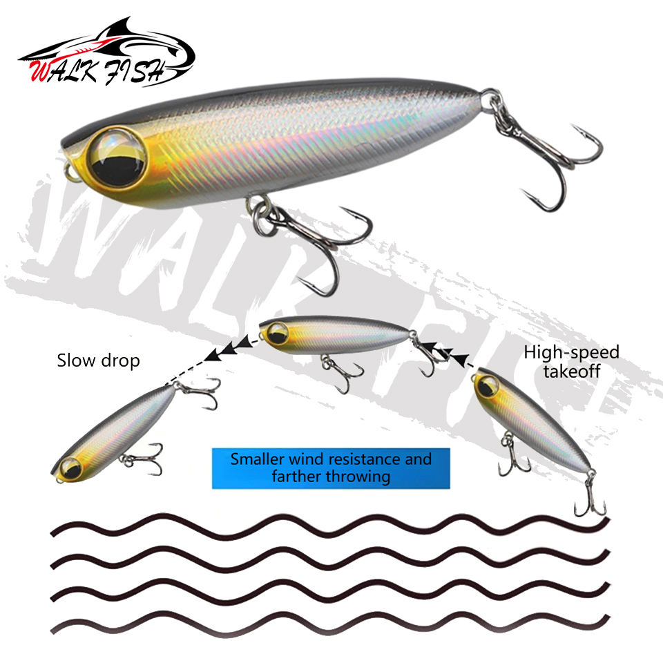 WALK FISH 1 unidad 6cm 5.6g Se - Fishing Lure Topwater reseña y precio