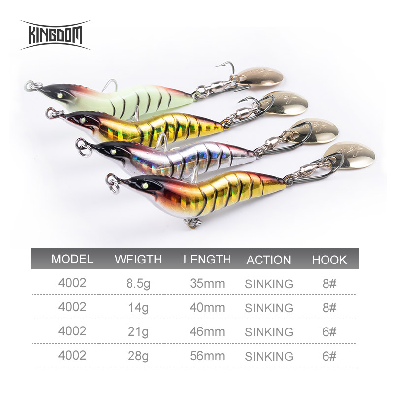 Señuelo de Pesca de Camarón KI - Fishing Lure Blade Bait reseña y precio