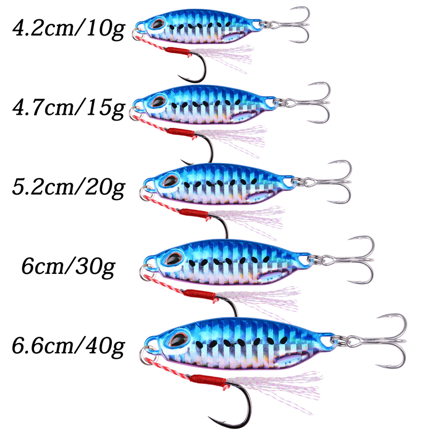 Señuelo de Pesca Jigs 10g, 15g - Fishing Lure Spinnerbait reseña y precio