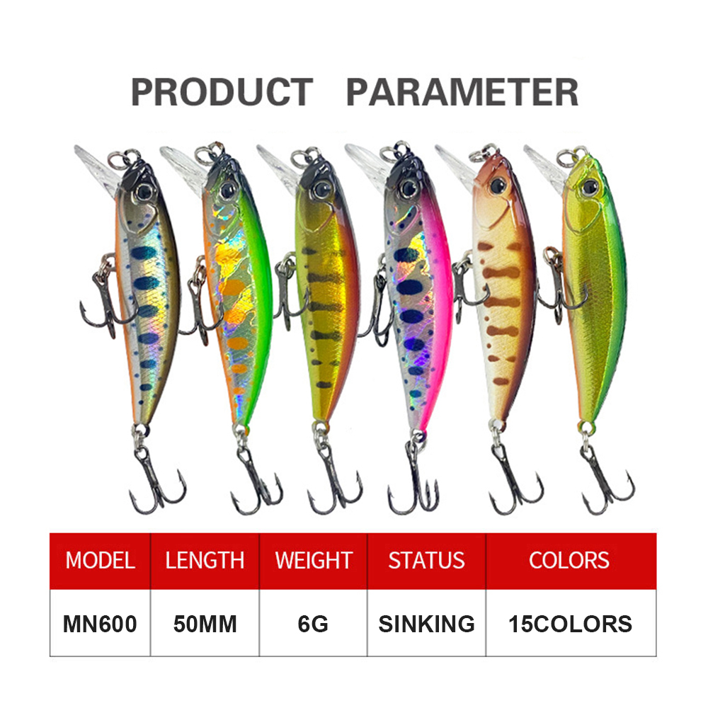 Señuelos de pesca de 5cm y 6g  - Fishing Lure Jerkbait reseña y precio