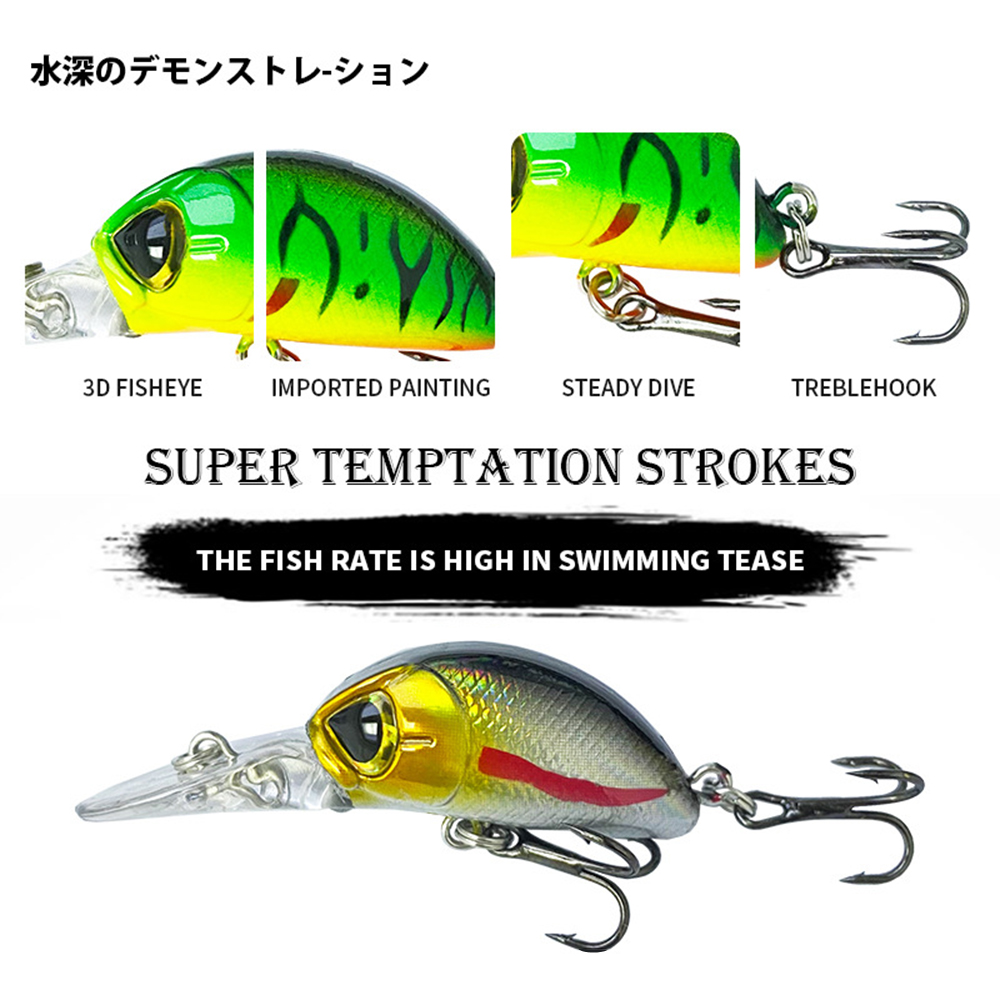 Señuelos de pesca de 3,2 cm, 4 - Fishing Lure Jerkbait reseña y precio