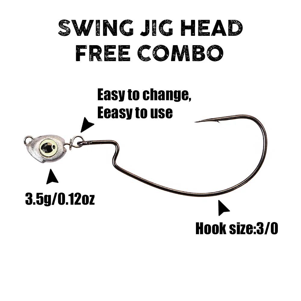 B&U Swing Jig Head Cheburashka - Fishing Lure Spinnerbait reseña y precio